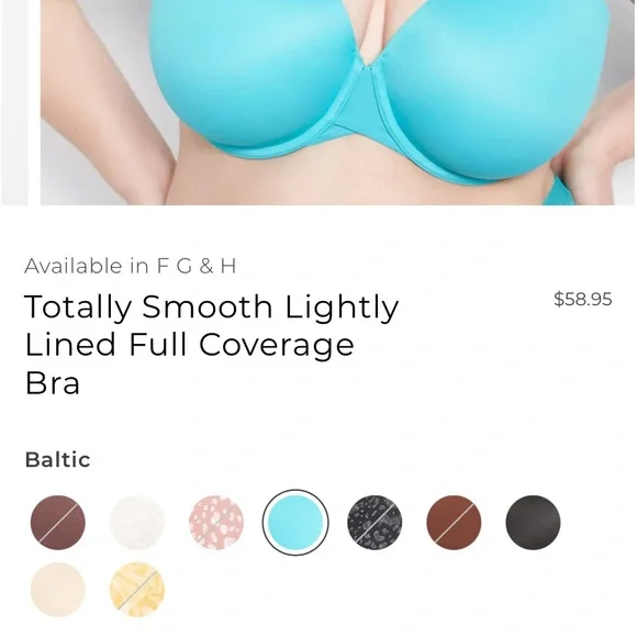 EUC Cacique Totally Smooth Full Coverage Bra in Baltic size 40 H - Picture 2 of 4